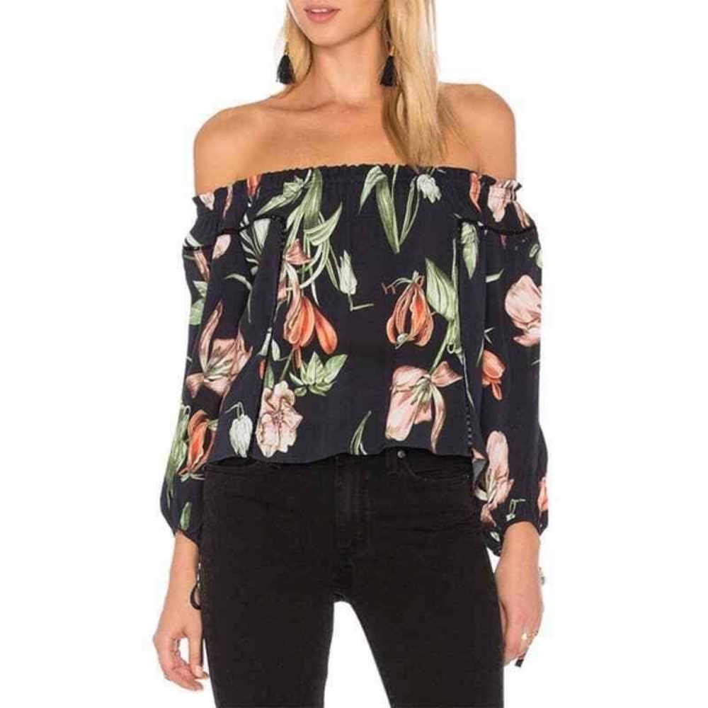 *4 for $20* Chavelle Floral Off the Shoulder Top